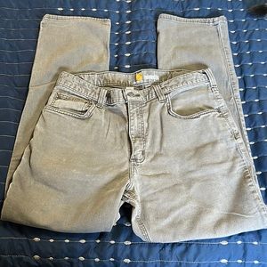 Men’s Carhartt relaxed fit work pants. Size 33x30